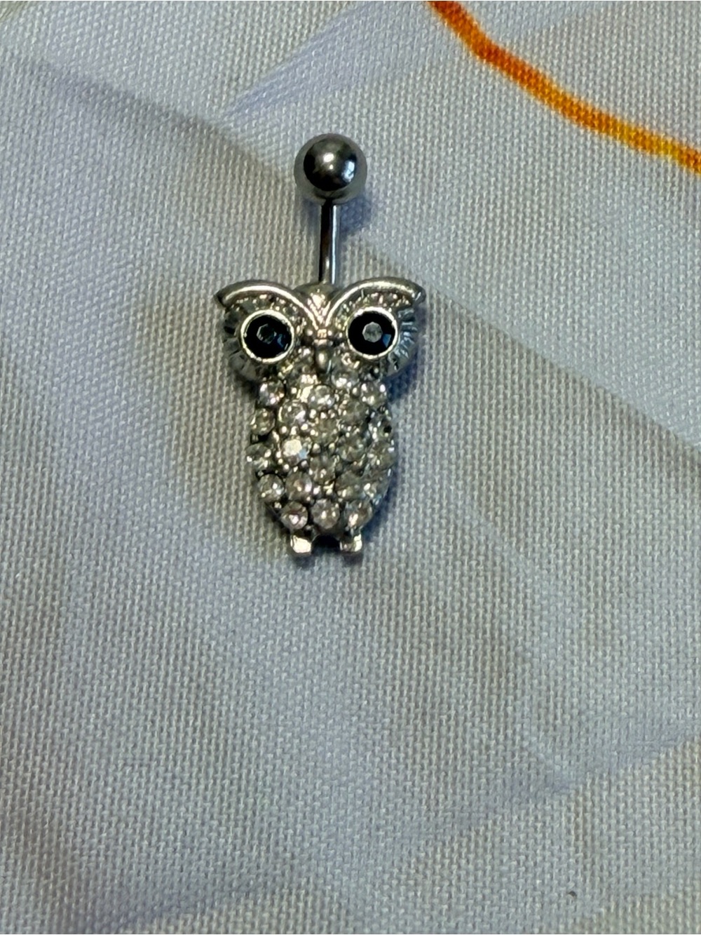Owl Belly Buttom ring NWOT